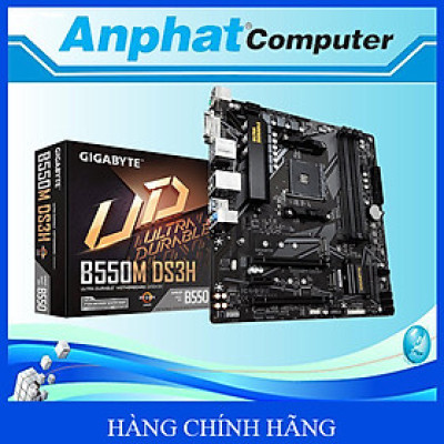 Bo Mạch Chủ Main Gigabyte B550M DS3H Socket AM4 - Hàng Chính Hãng