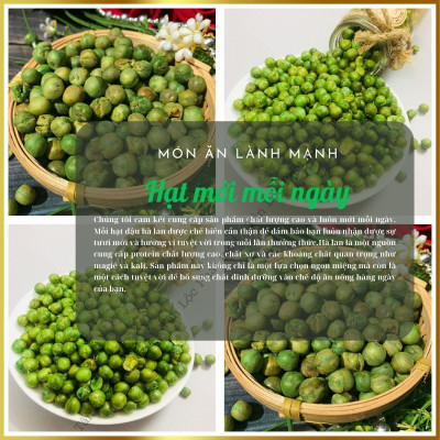 ĐẬU HÀ LAN SẤY TỎI ỚT GIÒN NGON TÂN LỘC PHÁT