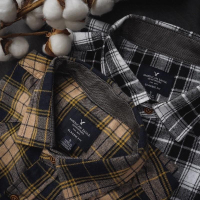 Áo sơ mi dạ A.Eagle phong cách cổ điển