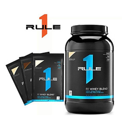 Sữa tăng cơ Rule 1 Whey Blend 1.98lb - 26-28 servings tặng gói Rule 1 Sample
