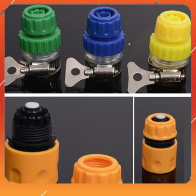 Bộ dây vòi xịt nước rửa xe, tưới cây , tăng áp 3 lần, loại 7m, 10m 206701-1 đầu đồng,cút,nồi v+ túi đựng bút