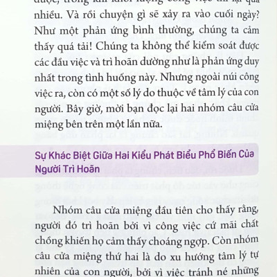 Dứt Điểm Công Việc