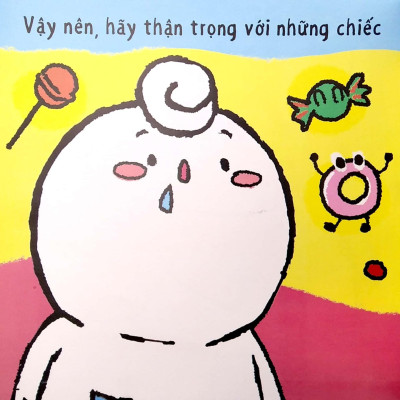Sách Ehon Miu Bé Nhỏ Phần 2 Tiếng Việt - Đừng Ăn Kẹo Nhiều Nhé