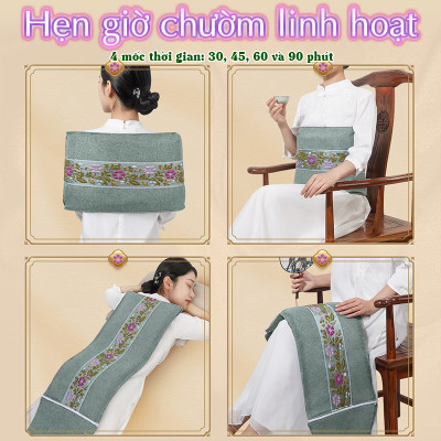 Túi Chườm Nóng Bằng Muối Ngải Cứu Nikio NK-202 - Dòng Cao Cấp Có Khóa Dán, Cải Thiện Giảm Đau Mỏi Lưng Cổ Vai Bụng Kinh 