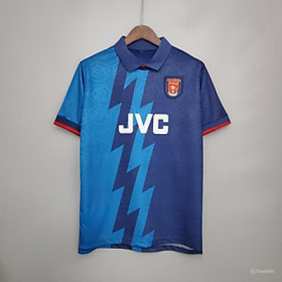 Áo Bóng Đá Retro Arsenal 1995 - Sân Khách bản cao cấp vải Cotton Polyester