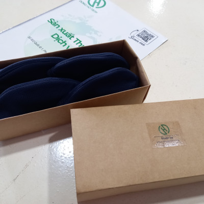 Combo 10 cái Khẩu Trang Vải 3 Lớp Màu Xanh Navy