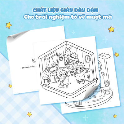 Sách - Secret Corner - Baby Three Coloring - Góc Bí Mật Baby Three