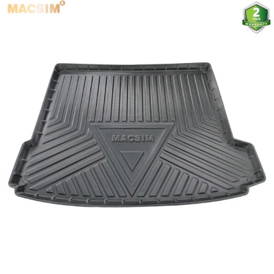 Lót cốp xe ô tô (qd) BMW X6 2009-2016 chất liệu TPV thương hiệu Macsim màu đen