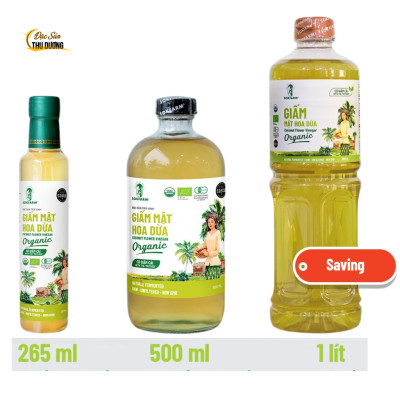 Dấm mật hoa dừa Sokfarm - Bổ sung lợi khuẩn, kích thích tiêu hóa, hỗ trợ giảm đau cho người bị GUT, lên men tự nhiên trong vòng 6 tháng