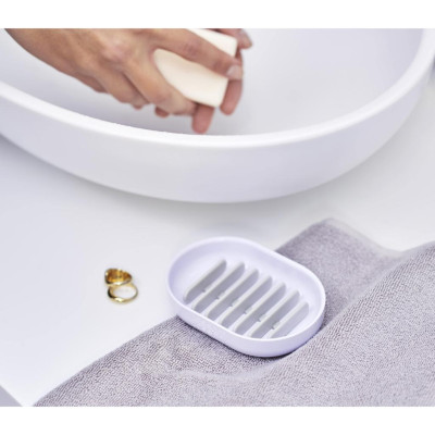 Khay đựng cục xà phòng tự khô Joseph Joseph Duo (White) - 006124