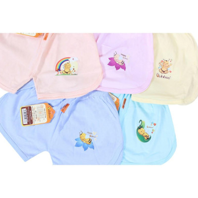 Sơ sinh - Quần sơ sinh ngắn thể thao màu in BABIBOO-BB29