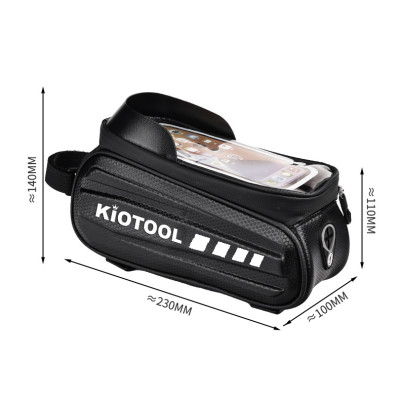 Túi treo sườn xe đạp vỏ cứng chống nước Kiotool đựng điện thoại