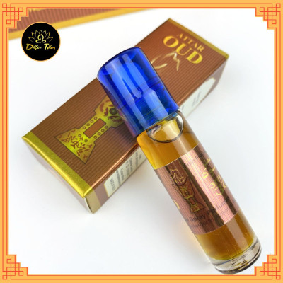Tinh dầu gỗ đàn hương GATTA OUD Ấn Độ lọ 8ml, tinh dầu thơm phòng, tinh dầu cúng dường đồ thờ cúng Mật tông - Diệu Tâm