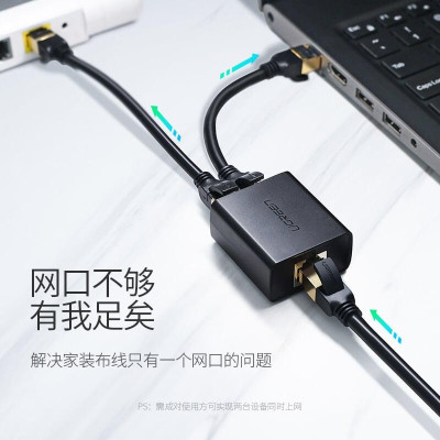 Ugreen UG50923CM210TK Màu Đen Bộ chia điện POE qua cổng RJ45 - HÀNG CHÍNH HÃNG