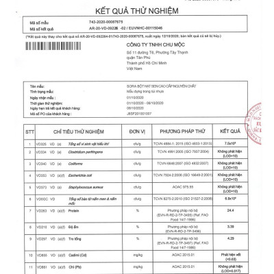 Sora Bột hạt sen cao cấp nguyên chất