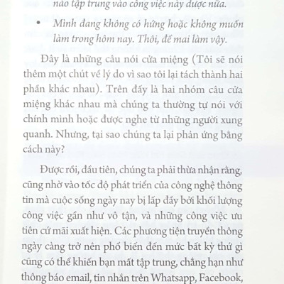 Dứt Điểm Công Việc