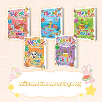 Sách - Tập Vẽ Theo Nét - Vật Nuôi Đáng Yêu - Megabook