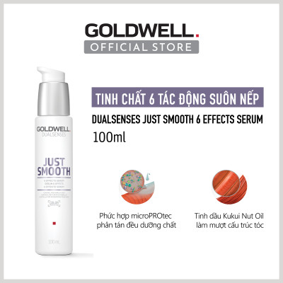 Tinh Chất 6 Tác Động Dưỡng Tóc Mềm Mượt Goldwell Just Smooth Giảm Xơ Rối, Dưỡng Tóc Chắc Khỏe