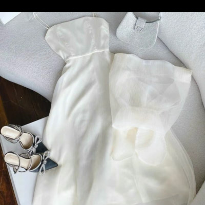 Đầm dự tiệc mặc cưới  -Size M kèm ảnh thật