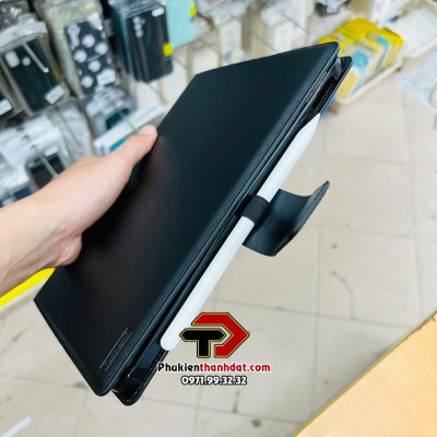 Bao da dạng ví cho iPad Gen 10 2022 10.9inch, iPad 10 hiệu Hanman có quai cài - hàng chính hãng