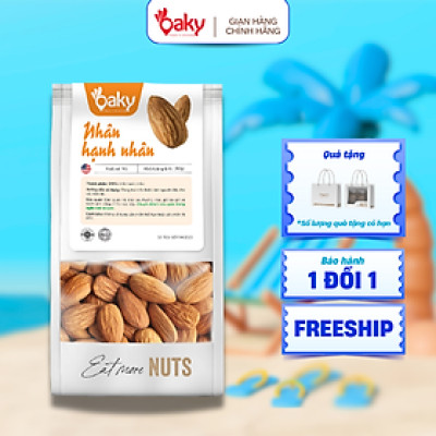 Hạt Hạnh Nhân Rang Oaky Nhập Khẩu Mỹ - Túi 150g
