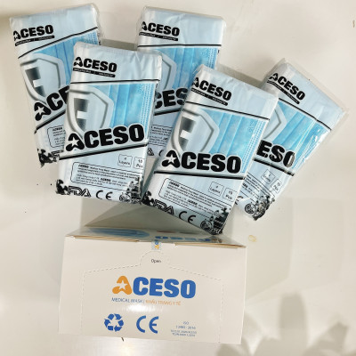 Khẩu trang kháng khuẩn 4 lớp Aceso - Tiêu chuẩn TCVN 8389-1 và ISO 13485: 2016.