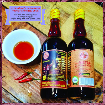 1 Thùng NƯỚC MẮM CỐT PHÚ QUỐC 30N- 30 độ đạm - 1 Thùng 6 chai 520ml