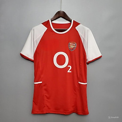 Áo Bóng Đá Retro Arsenal 2002 - Sân Nhà bản cao cấp vải Cotton Polyester