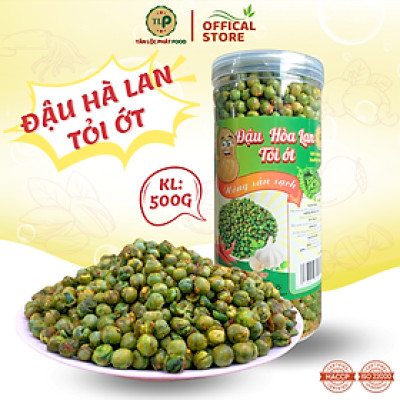 ĐẬU HÀ LAN RANG TỎI ỚT TÂN LỘC PHÁT HŨ 500G [ MẪU MỚI ]