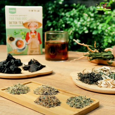 Trà Thải Độc Dalahouse Hộp 50g - Thanh Nhiệt, Mát Gan, Cải Thiện Giấc Ngủ, Tốt Cho Tim Mạch, Giảm Cân, Eatclean, Healthy