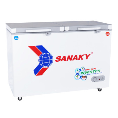 TỦ ĐÔNG MÁT INVERTER SANAKY 300 LÍT VH-4099W4K ĐỒNG (R600A) (KÍNH CƯỜNG LỰC) - HÀNG CHÍNH HÃNG