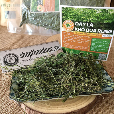 Dây lá khổ qua rừng Shop Thảo Dược sấy khô 250g hút chân không - Dây mướp đắng rừng hỗ trợ ổn định đường huyết