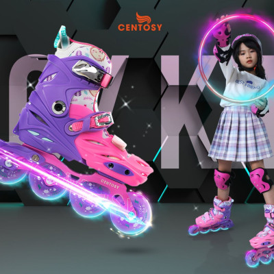 Giày Patin Trẻ Em Centosy CR5 tặng kèm bảo hộ loại xịn và túi hút ẩm