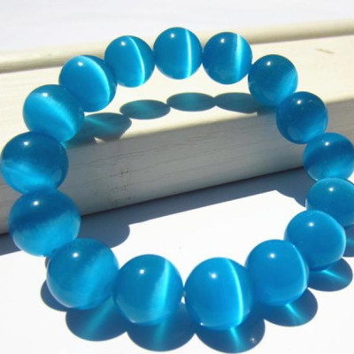 Vòng tay phong thủy đá opal mắt mèo hợp mệnh, chiêu tài hút lộc, bình an VTO1