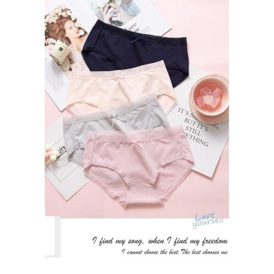 Quần Lót Hip Bow Cotton Phong Cách Hàn Quốc (Mã WL14)