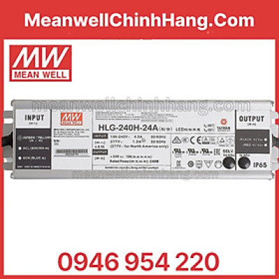 Nguồn Meanwell HLG-240H-24A Hàng nhập khẩu