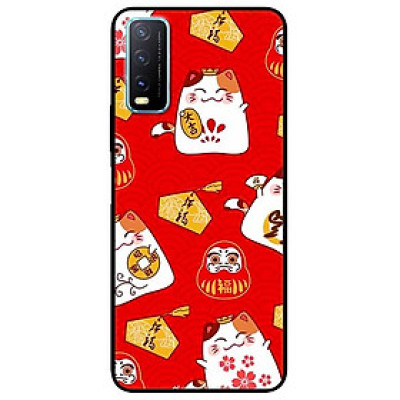 Ốp lưng dành cho Vivo Y20 - Y20s - Y12s mẫu Họa Tiết Mèo Đỏ
