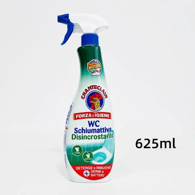 Xịt tẩy bồn cầu & Tẩy rêu nền xi măng, tẩy gạch men nhà tắm ố vàng Chanteclair WC Ý 625ml