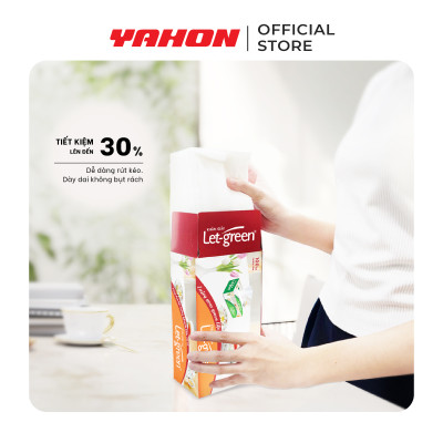Combo 3 Bao Bổ Sung Khăn Giấy Vệ Sinh Đa Năng 18*21cm LET-GREEN, 1000 Tờ/Bao