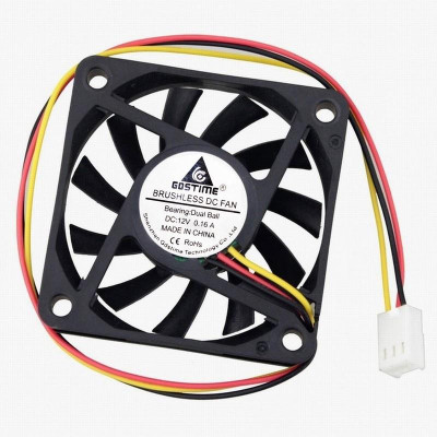1 Pieces Gdstime 60mm x 1mm 6cm 3Pin Two Ball Bearing DC 11V Brushless Cooling Fan 60x60x1mm 601