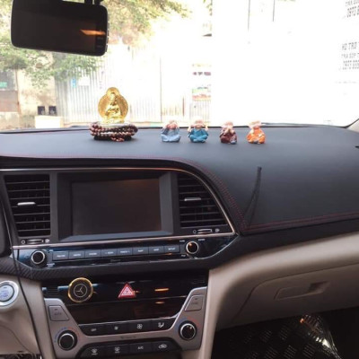 Thảm da Taplo vân carbon Cao cấp dành cho xe Toyota Camry 2012-2018