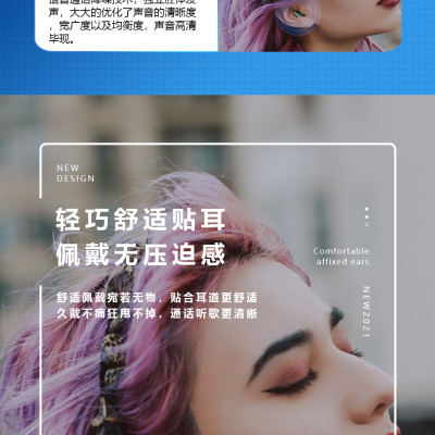 CINCATDY Tai Nghe Bluetooth Earbuds Single Side Wireless Earphone Handsfree Stereo Headset 2021 TWS Earbud with Microphone Waterproof Touch Earbud