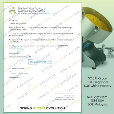 Máy xay bột mịn PG300. Xay liên tục mạnh mẽ hàng đầu Việt Nam. Hàng chính hãng Thái Lan chất lượng cao.