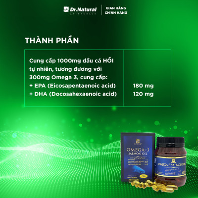 Bộ sản phẩm: Viên Dầu Cá Hồi OMEGA 3 SALMON OIL, Viên bổ sung nội tiết nữ HYPER EVENING PRIMROSE OIL