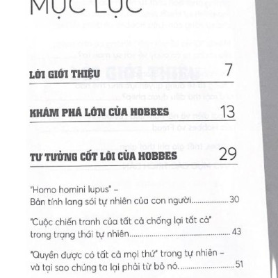 Những Nhà Tư Tưởng Lớn - Hobbes
