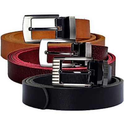 HJ5101-02-03 - Dây thắt lưng nữ Huy Hoàng 2,5P 1 lớp màu da, đen, nâu