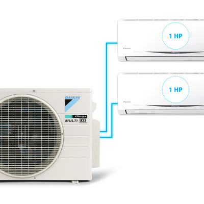 Hệ Thống Máy Lạnh Điều Hoà Multi S Daikin Inverter Combo MKC50RVMV/CTKC25RVMV+CTKC25RVMV Gas R32 Treo Tường 1 Chiều Lạnh Hàng Chính Hãng- chỉ giao tại HCM