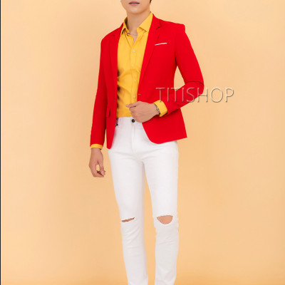 Áo Vest Nam Titishop AVN195 Đỏ tươi