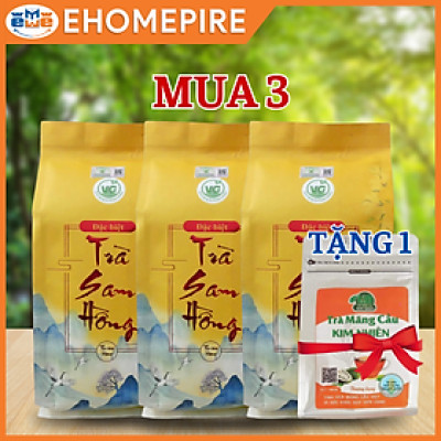 Trà Sam Hồng thượng hạng Đặc biệt (có nấm đông trùng)  VG túi 500gram mát gan, giải độc.