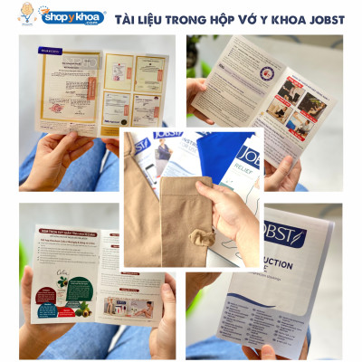 Vớ y khoa quần JOBST Relief - Cơ bản, màu da, kín ngón, 20-30mmHg, giãn tĩnh mạch chân (tất y khoa)